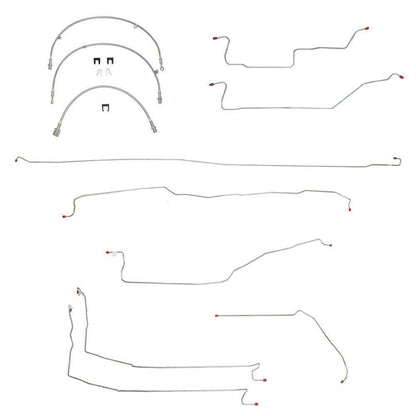 05-07 Chevrolet Silverado 1500 Brake Line & Hose Kit 2WD Reg Cab/Long Bed - Brake Line and Hose Kit Car Part People