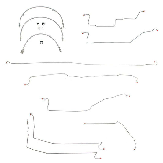 05-07 Chevrolet Silverado 1500 Brake Line & Hose Kit 2WD Reg Cab/Long Bed - Brake Line and Hose Kit Car Part People