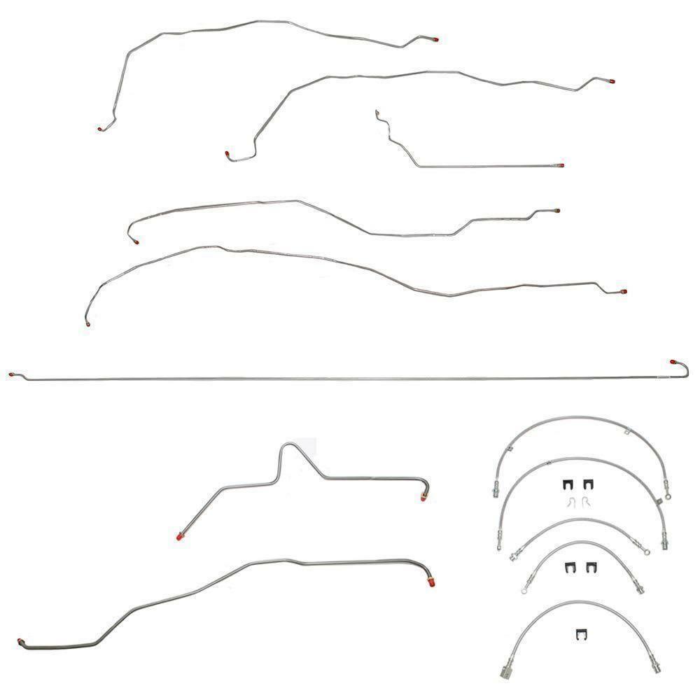05-07 Chevrolet Silverado 1500 Brake Line & Hose Kit 4WD Reg Cab /Long Bed - Brake Line and Hose Kit Car Part People