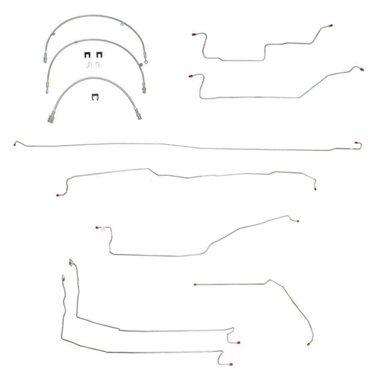 05-07 GMC Sierra 1500 Brake Line & Hose Kit 4WD Ext Cab/Long Bed - Brake Line and Hose Kit Car Part People