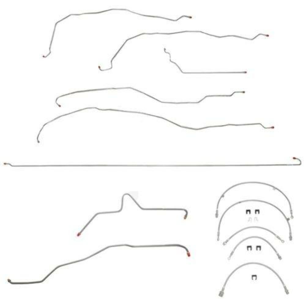 99-02 Chevrolet Silverado 1500 Brake Line & Hose Kit 4WD  Reg Cab/Short Bed
