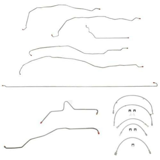 99-02 Chevrolet Silverado 1500 Brake Line & Hose Kit 4WD  Reg Cab/Short Bed