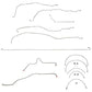 03-04 gMC Sierra 1500 Brake Line & Hose Kit RWD Ext Cab/Long Bed