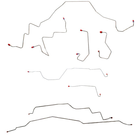 1997-2001 Ford F-150 Complete Brake Line and Hose Kit 4x4 AWABS BLH43SS