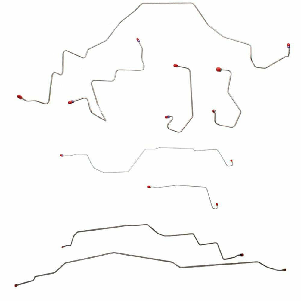 For Ford F-150 Lariat 97-01 BrakeLine&Hose 4WD ShortBed ExtCab-BLH43-CPP - Brake Line and Hose Kit Car Part People