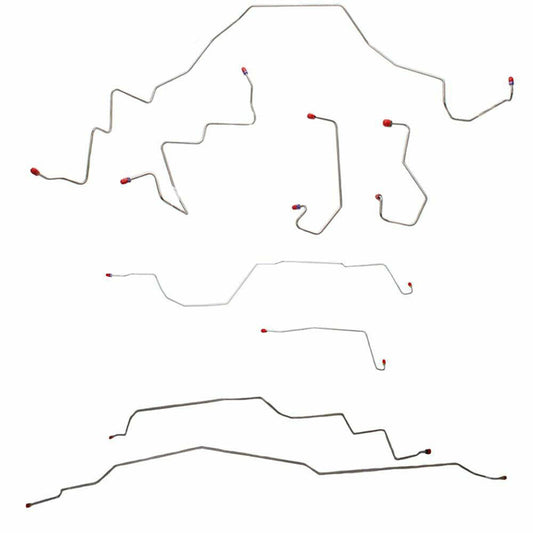 For Ford F-150 Lariat 97-01 BrakeLine&Hose 4WD ShortBed ExtCab-BLH43-CPP - Brake Line and Hose Kit Car Part People