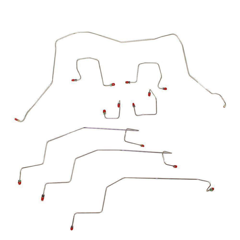 01-02 Dodge Ram 2500 Brake Line & Hose Kit 4WD Ext Cab/Short Bed Disc Brakes Aut - Brake Line and Hose Kit Car Part People