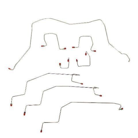 For Dodge Ram 2500 2001-02 BrakeLine&Hose 4WD LongBed ExtCab Auto Disc-BLH74-CPP