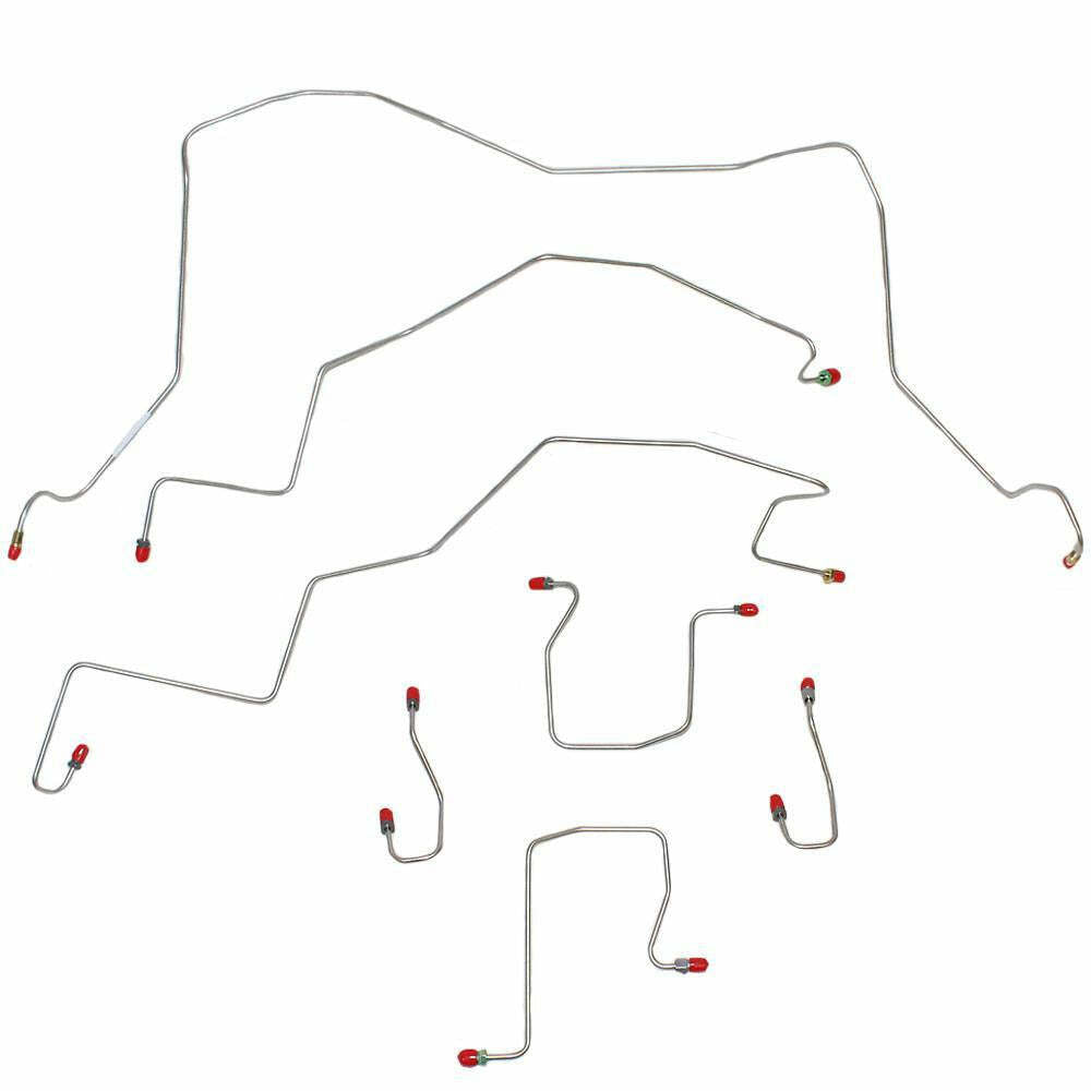 98-01 Dodge Ram 2500 Brake Lines & Hose Kit 4WD Ext Cab/Long Bed RWABS Non Duall - Brake Line and Hose Kit Car Part People