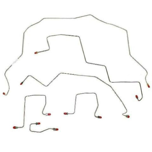 98-01 Dodge Ram 2500 Brake Lines & Hose Kit 4WD Ext Cab/Short Bed RWABS Non Dual - Brake Line and Hose Kit Car Part People