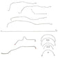 For Chevrolet Silverado 2500 HD 2001-07 BrakeLine&HoseKit V8 LongBed -BLH8-CPP