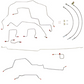 98-01 Dodge Ram 2500 Brake Lines & Hose Kit 4x4 Ext Cab/Short Bed Non Dually
