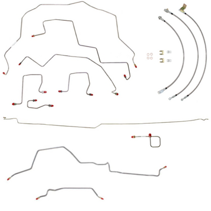 98-01 Dodge Ram 2500 Brake Lines & Hose Kit 4WD Ext Cab/Short Bed Non Dually