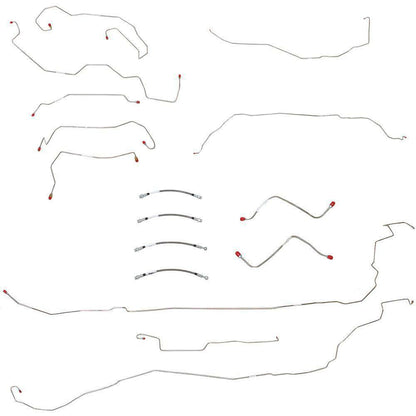 For Pontiac G5 2007-2010 Complete Brake Line & Hose Kit -BLH91-CPP - Brake Line and Hose Kit Car Part People