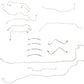 For Pontiac G5 2007-2010 Complete Brake Line & Hose Kit -BLH91-CPP