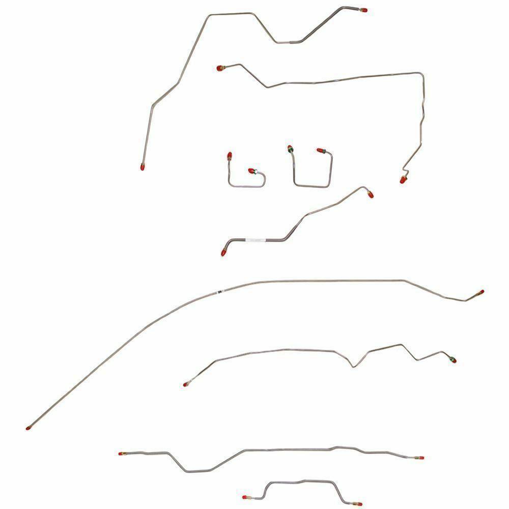 95-01 Jeep Cherokee Brake Line & Hose Kit No ABS - BLH94 - Brake Line and Hose Kit Car Part People