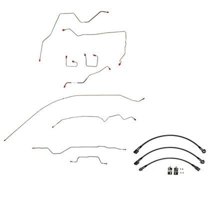 95-01 Jeep Cherokee Brake Line & Hose Kit No ABS - BLH94 - Brake Line and Hose Kit Car Part People