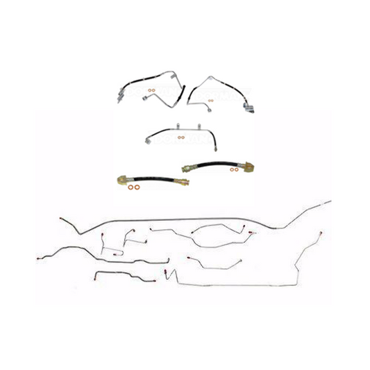Complete Brake Line & Hose Kit For 99-03 Jeep Grand Cherokee Prior to 04/27/2003 - Brake Line and Hose Kit Car Part People