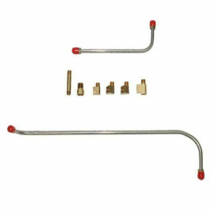 1956 Chevrolet Bel Air Pump to Carburetor Fuel Line w/ 6 Fittings - BPC5602OM - Pre-Bent Fuel Lines Car Part People