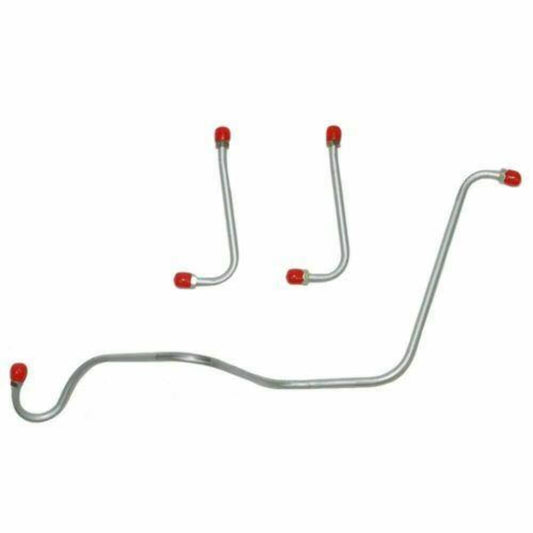 1959-61 Chevrolet Bel Air Pump to Carburetor Fuel Line 3x2 Carbs - BPC5901SS - Pre-Bent Fuel Lines Car Part People