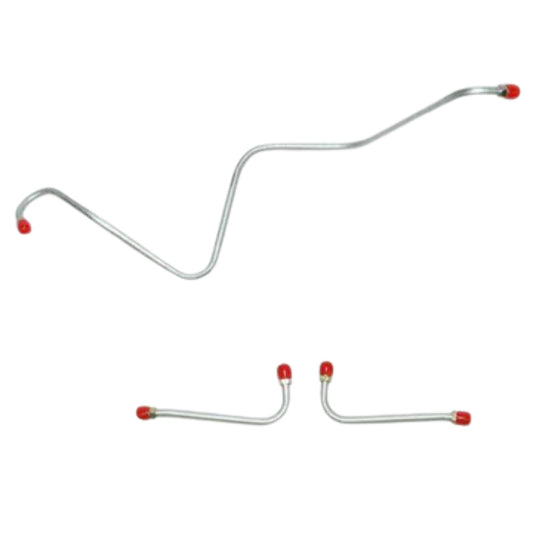 1959-61 Chevrolet Bel Air Pump to Carburetor Fuel Line 348 3x2 Front - BPC5902OM - Pre-Bent Fuel Lines Car Part People