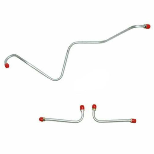 1959-61 Chevrolet Bel Air Pump to Carburetor Fuel Line 348 3x2 Front - BPC5902SS - Pre-Bent Fuel Lines Car Part People