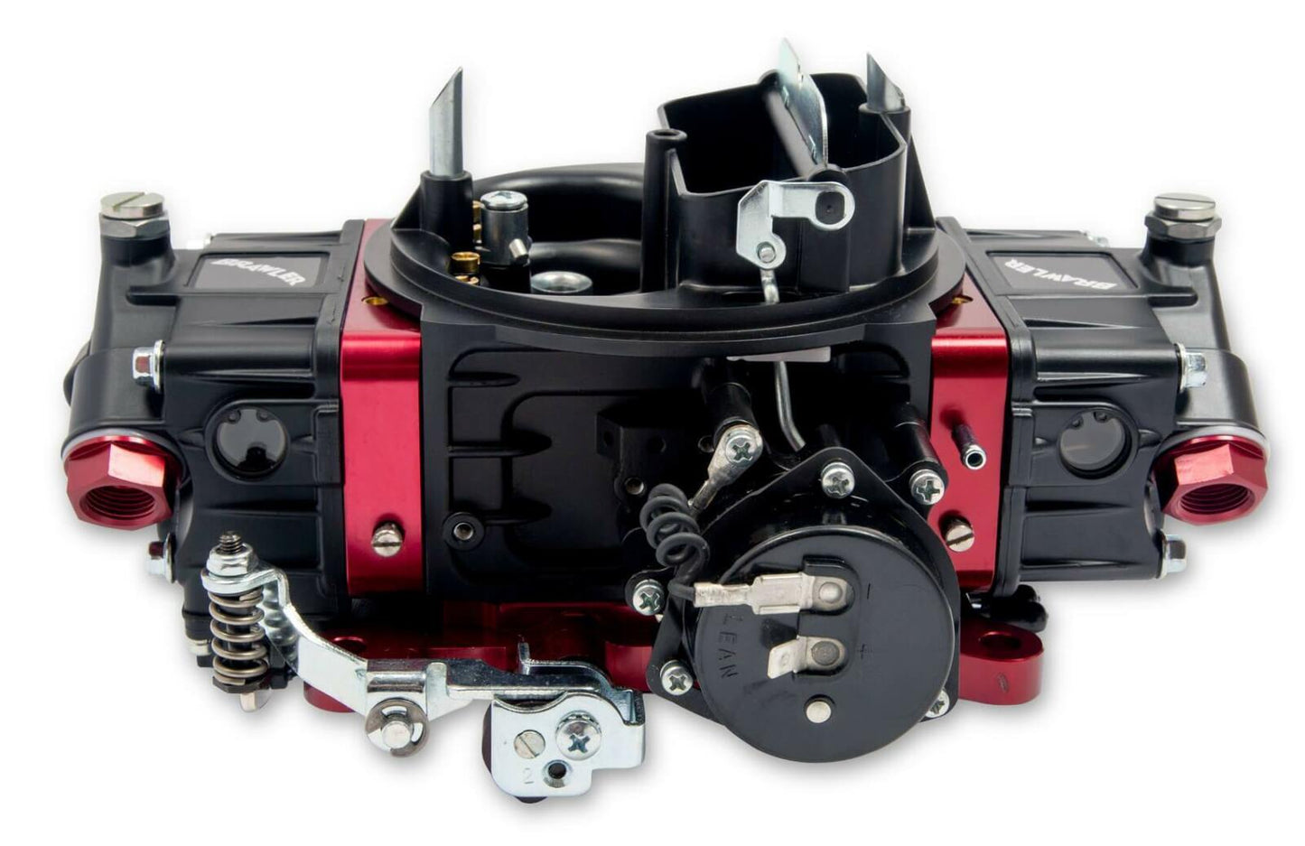 Quick Fuel Carburetor BR-67318; Brawler Street 650 cfm 4bbl Mechanical Black/Red
