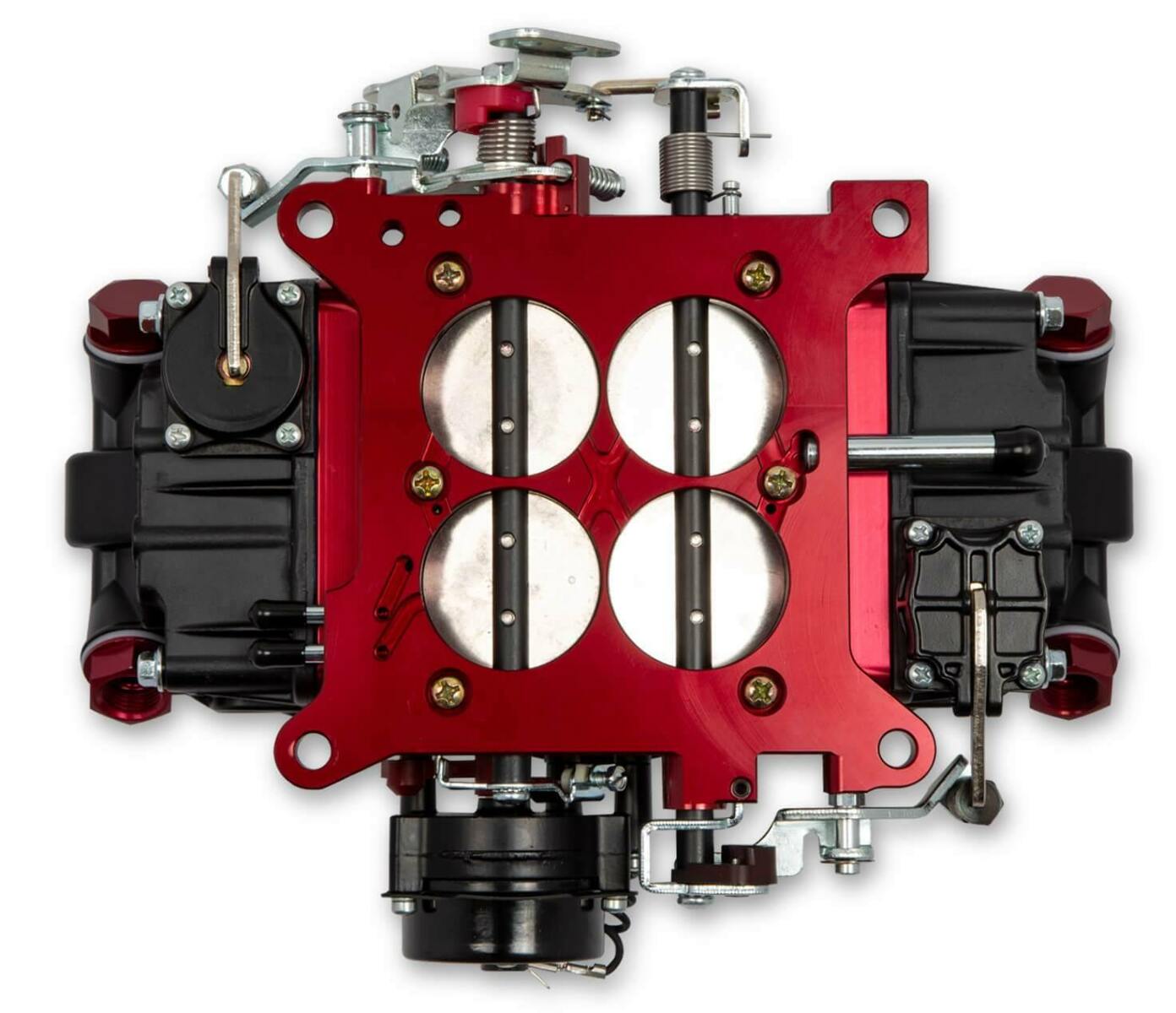 Quick Fuel Carburetor BR-67318; Brawler Street 650 cfm 4bbl Mechanical Black/Red