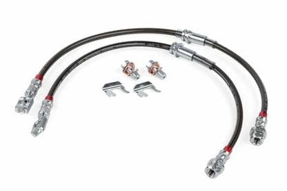 Fits 2006-09 A3 Quattro Audi Braided S/S Brake Lines Front set BRK00047