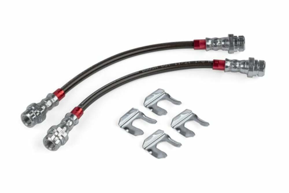 Fits 2006-09 A3 Quattro Audi Braided S/S Brake Lines Rear Set BRK00048