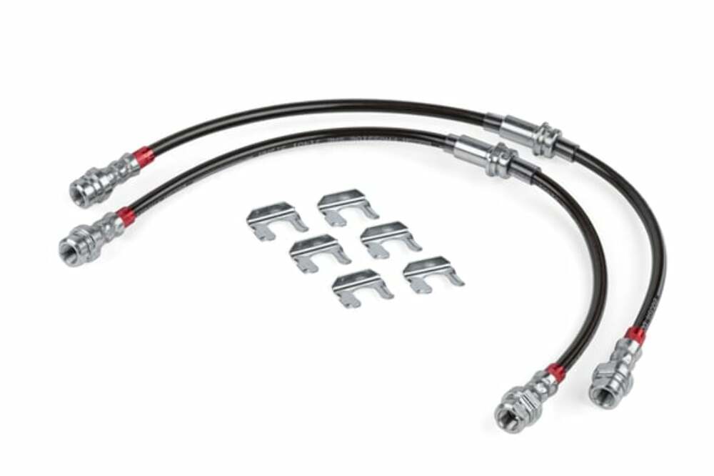 Fits 2012-13 Golf R Volkswagen Braided S/S Brake Lines Front set BRK00049