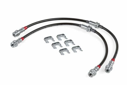 Fits 2012-13 Golf R Volkswagen Braided S/S Brake Lines Front set BRK00049