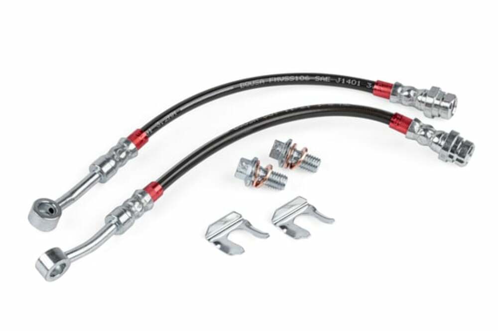 Fits 2015-20 A3 Quattro Audi Braided S/S Brake Lines Rear set BRK00051