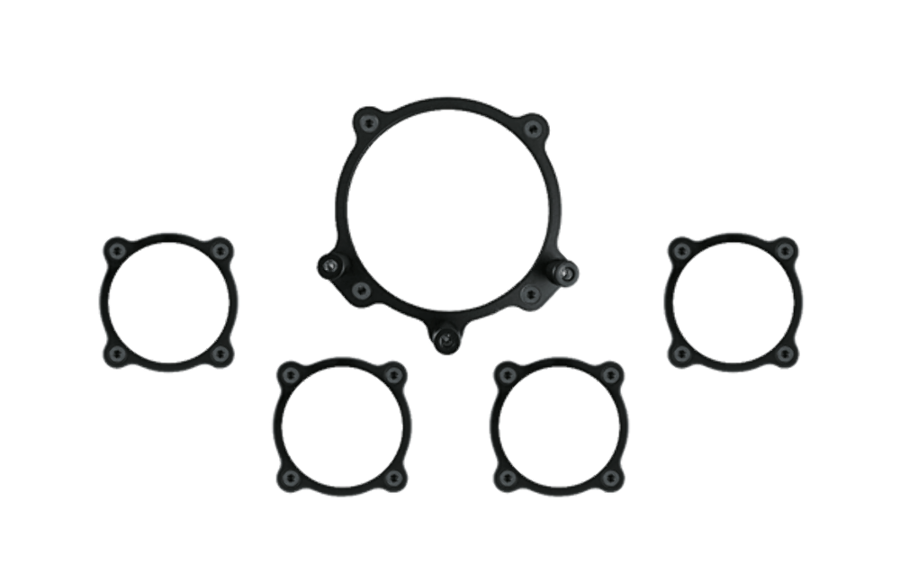 Moal Bomber 5-gauge Trim Bezel Set BZMA5GS