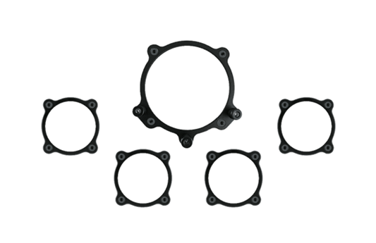 Moal Bomber 5-gauge Trim Bezel Set BZMA5GS