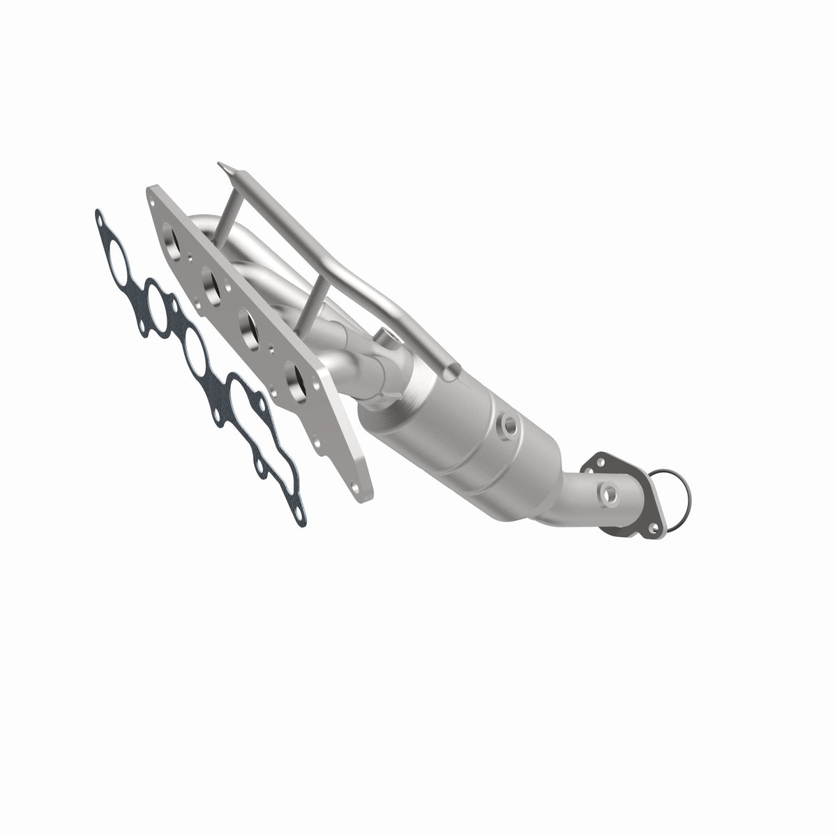 Catalytic Converter with Integrated Exhaust Manifold for HM Grade Federal / EPA Compliant Direct-Fit Manifold Catalytic