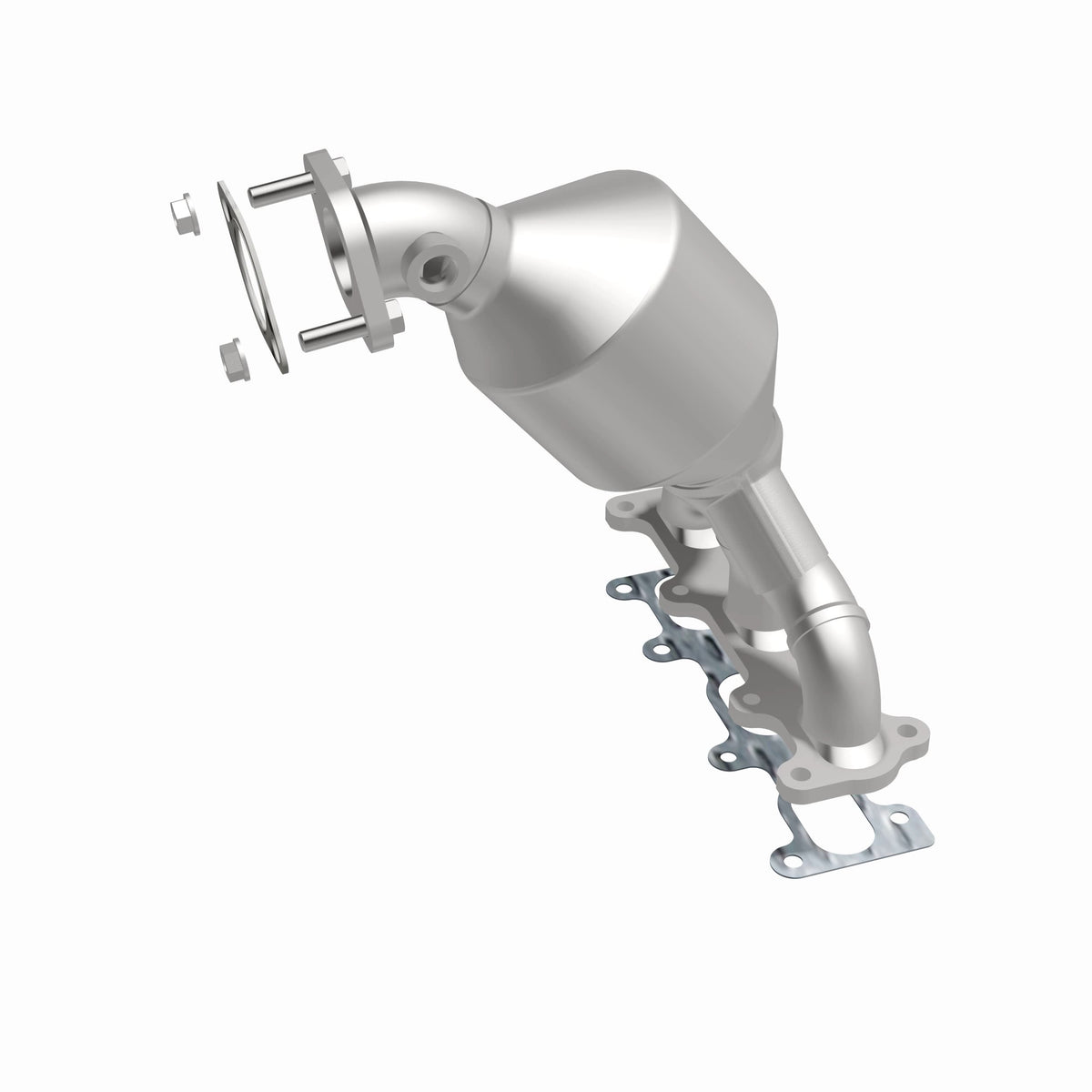 Catalytic Converter with Integrated Exhaust Manifold for HM Grade Federal / EPA Compliant Direct-Fit Manifold Catalytic
