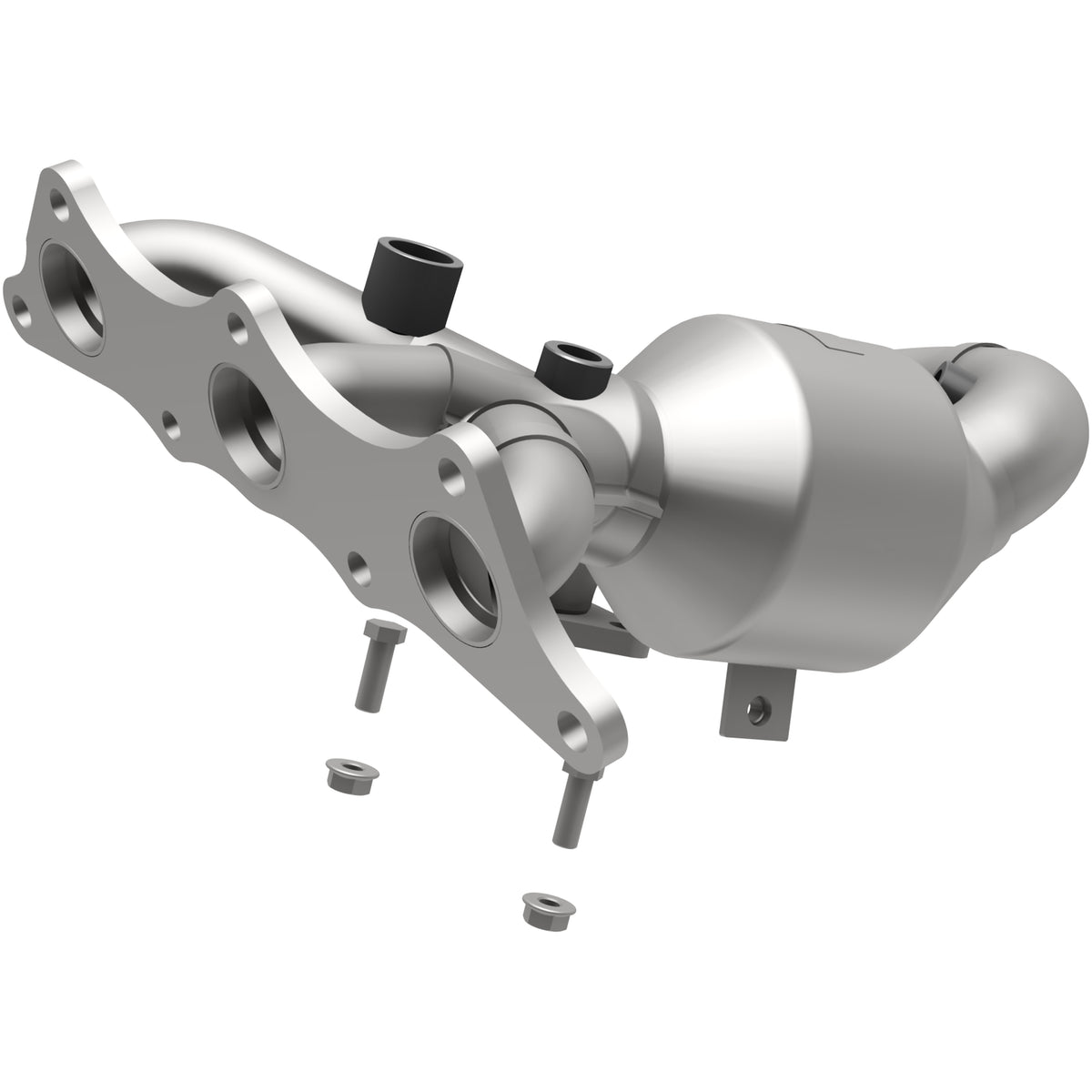 Catalytic Converter with Integrated Exhaust Manifold for HM Grade Federal / EPA Compliant Direct-Fit Manifold Catalytic