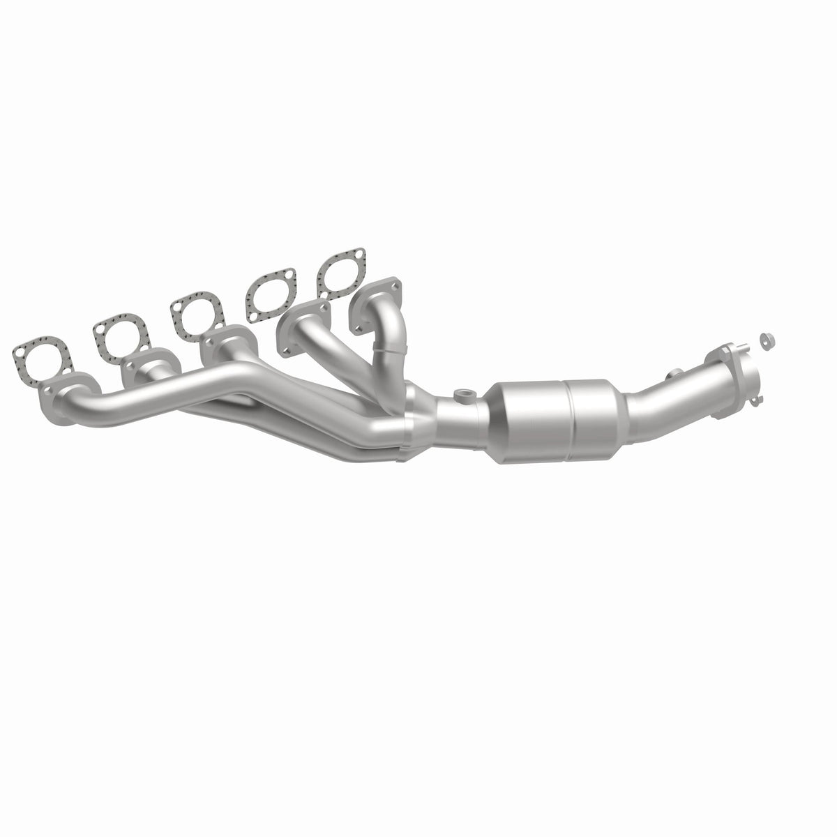 Catalytic Converter with Integrated Exhaust Manifold for HM Grade Federal / EPA Compliant Direct-Fit Manifold Catalytic