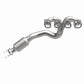 Catalytic Converter with Integrated Exhaust Manifold for HM Grade Federal / EPA Compliant Direct-Fit Manifold Catalytic
