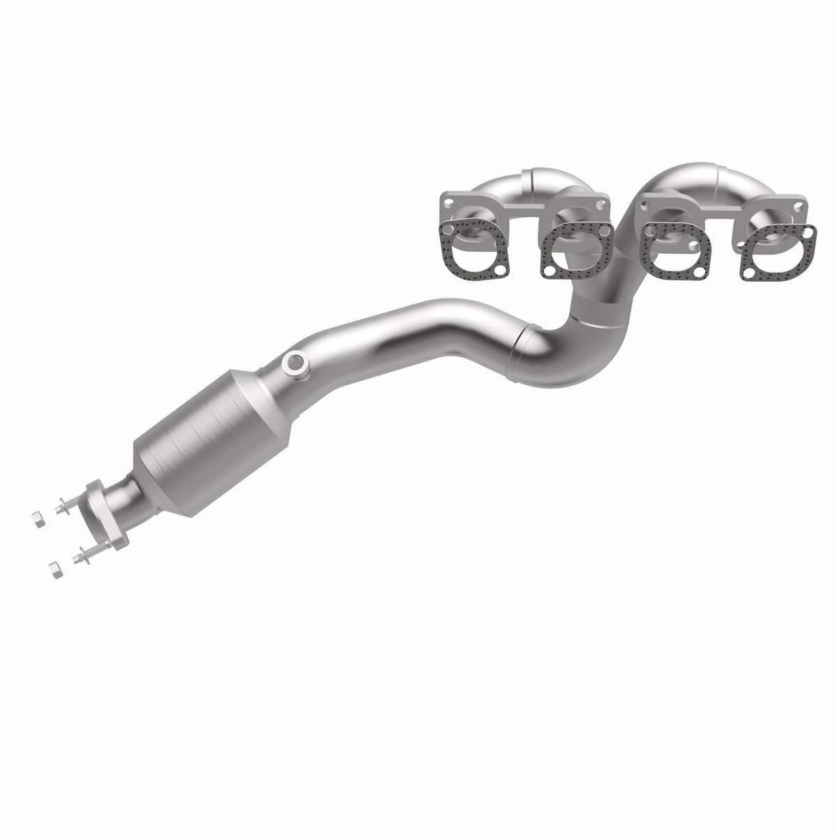 Catalytic Converter with Integrated Exhaust Manifold for HM Grade Federal / EPA Compliant Direct-Fit Manifold Catalytic