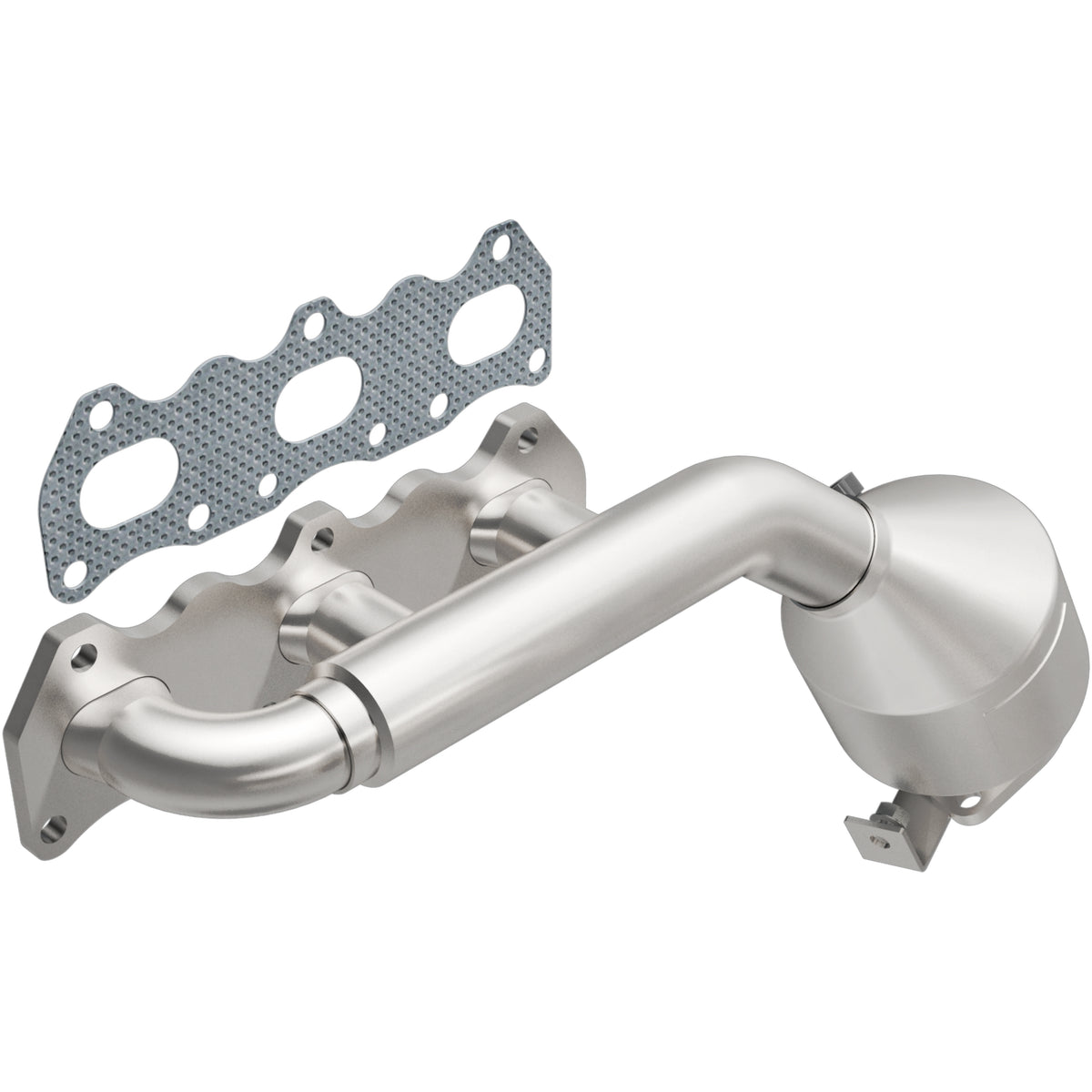 Catalytic Converter with Integrated Exhaust Manifold for HM Grade Federal / EPA Compliant Direct-Fit Manifold Catalytic
