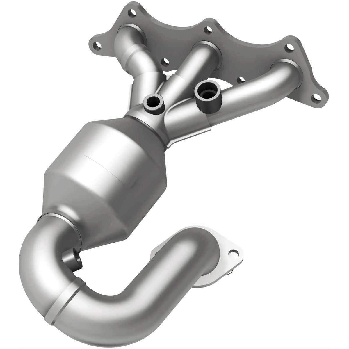 Catalytic Converter with Integrated Exhaust Manifold for HM Grade Federal / EPA Compliant Direct-Fit Manifold Catalytic