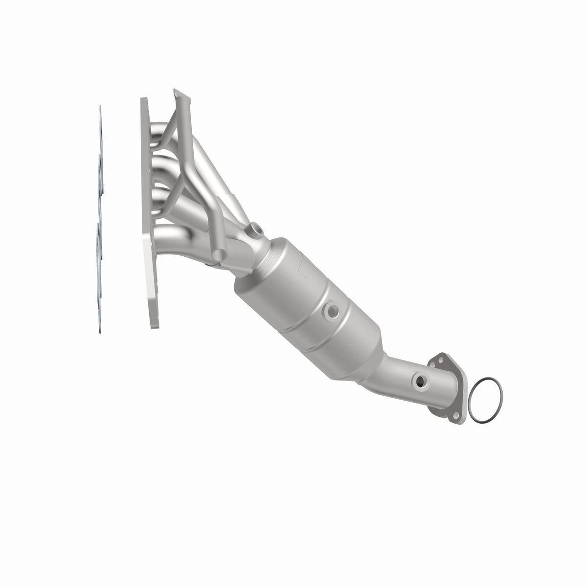 Catalytic Converter with Integrated Exhaust Manifold for HM Grade Federal / EPA Compliant Direct-Fit Manifold Catalytic