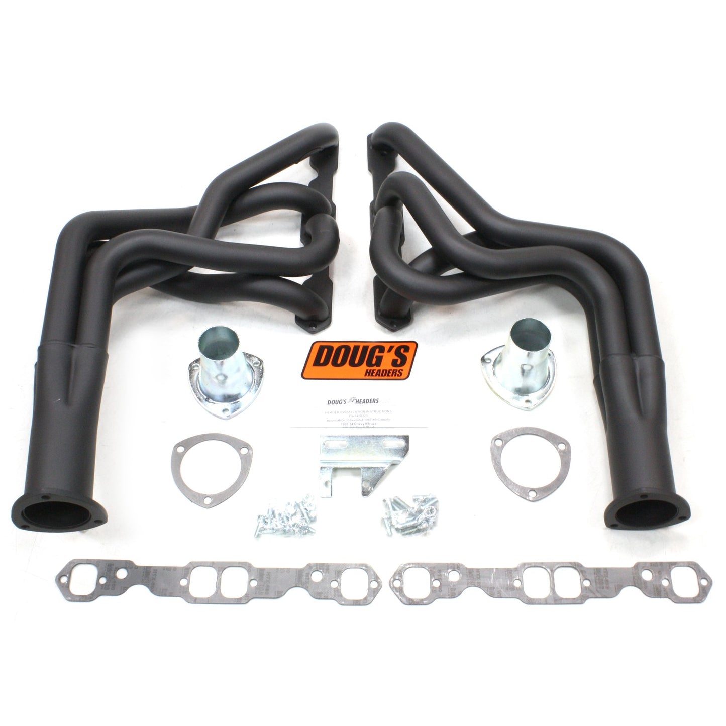 Long Tube Headers for 67-69 F Body/68-74 X Body 265-400 SBC D323-B