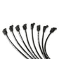 Spark Plug Wire Set Universal 8mm Silicone 135? 0 ohm/ft Prowire Solid 70052