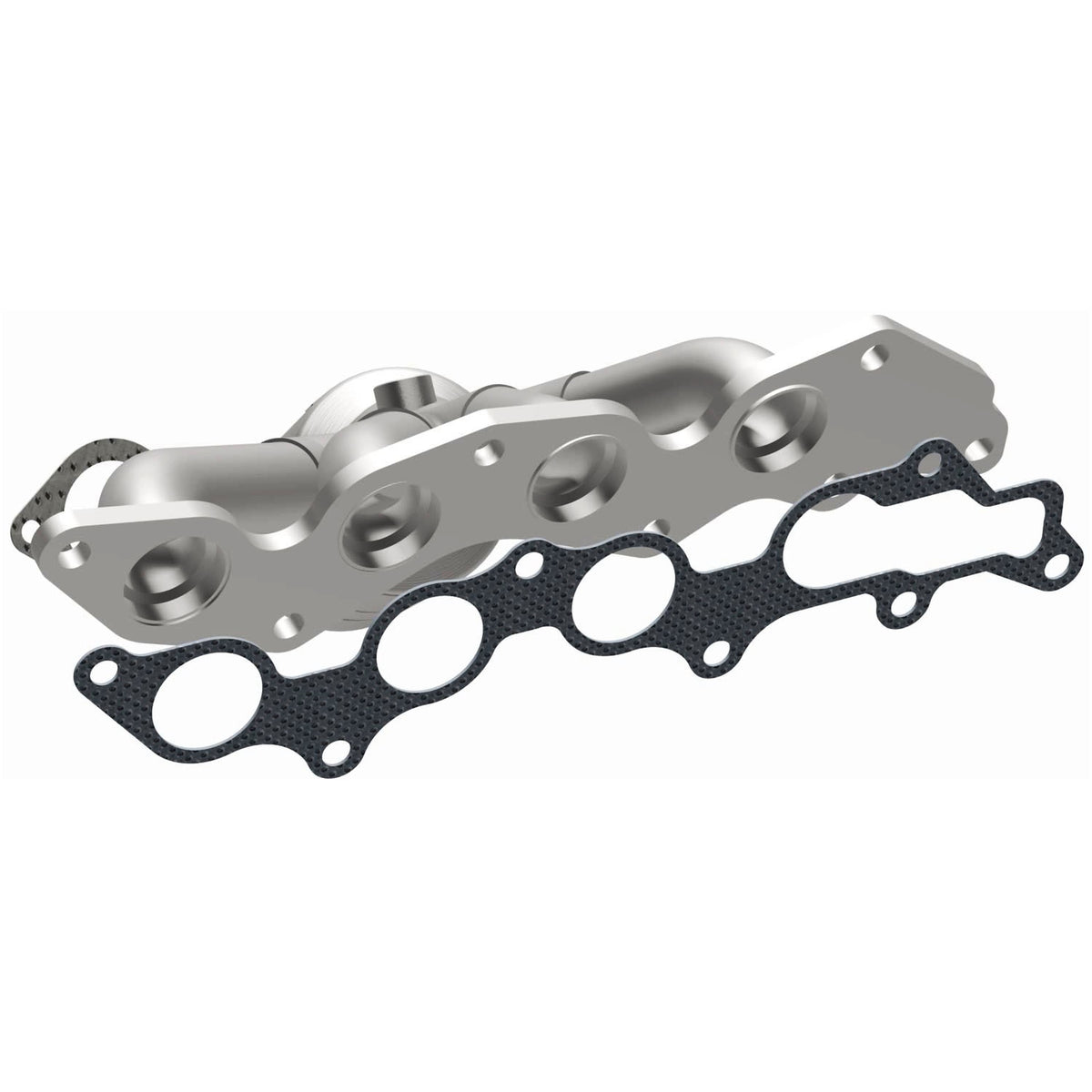 Catalytic Converter with Integrated Exhaust Manifold for HM Grade Federal / EPA Compliant Direct-Fit Manifold Catalytic