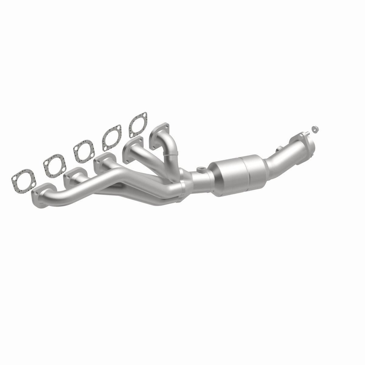 Catalytic Converter with Integrated Exhaust Manifold for HM Grade Federal / EPA Compliant Direct-Fit Manifold Catalytic