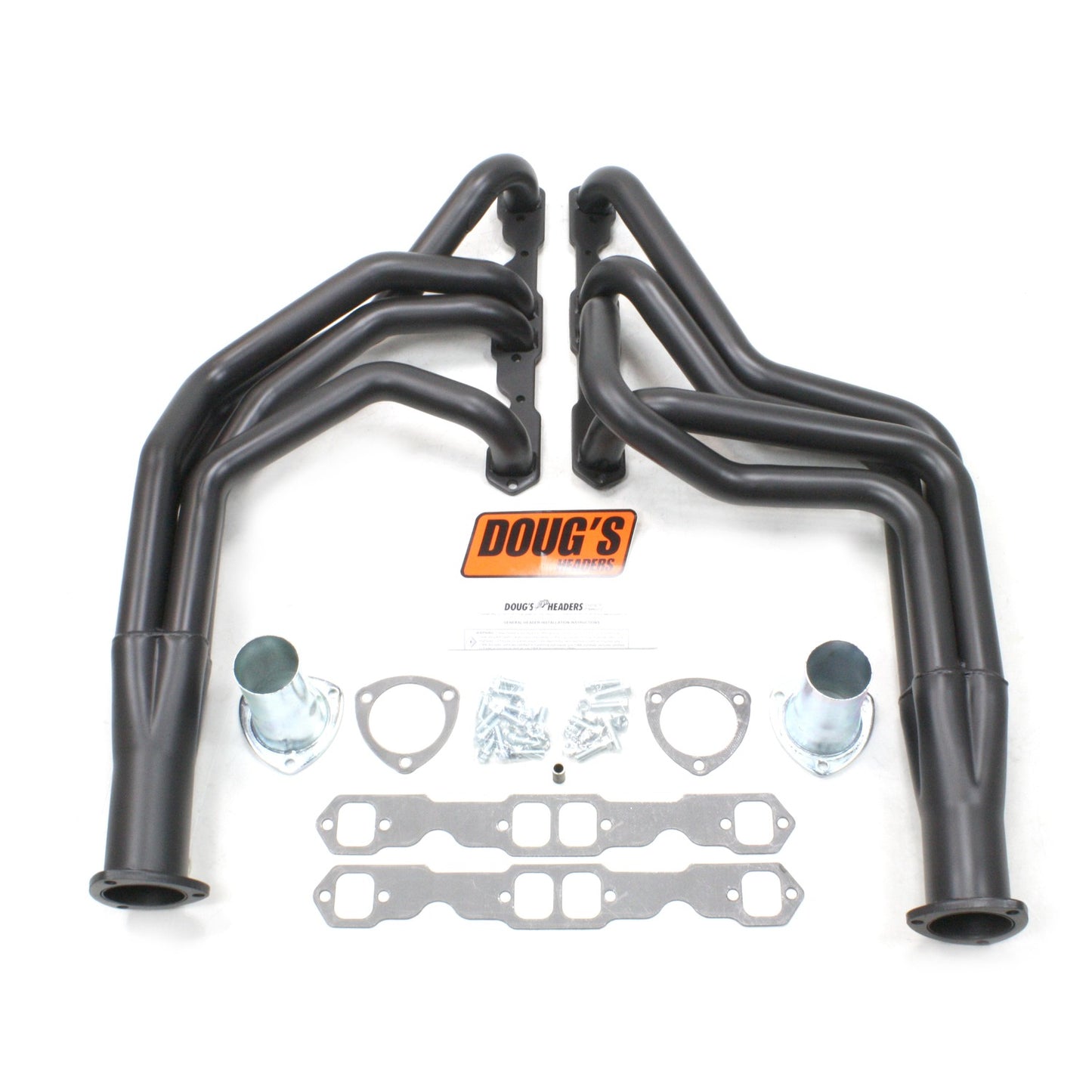 Long Tube Headers for 55-57 Chevy 265-400 SBC 1-3/4in Primary D353-B