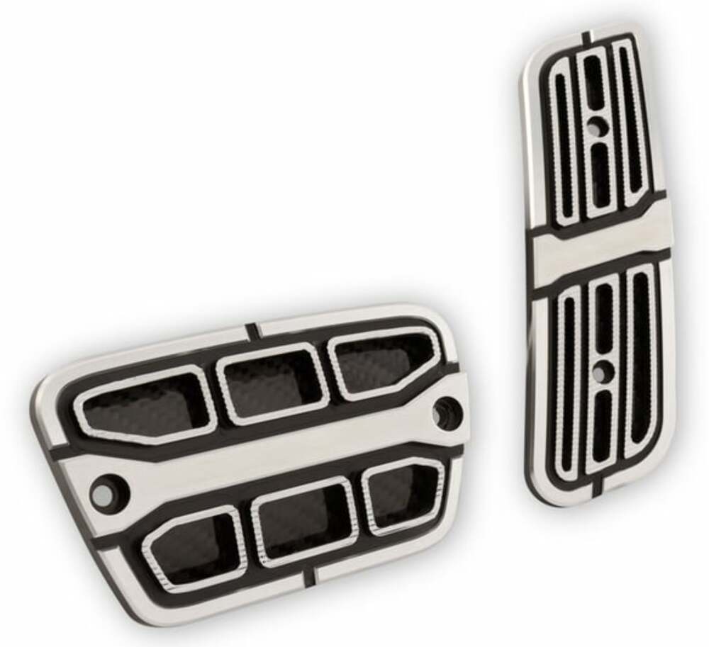 Pedal CoversAutomatic fits Chevrolet Camaro 10-14 Drake Muscle Cars CA-180005-A